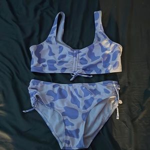 A swimsuit cow print